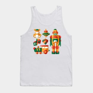 Hand drawn christmas toys Tank Top